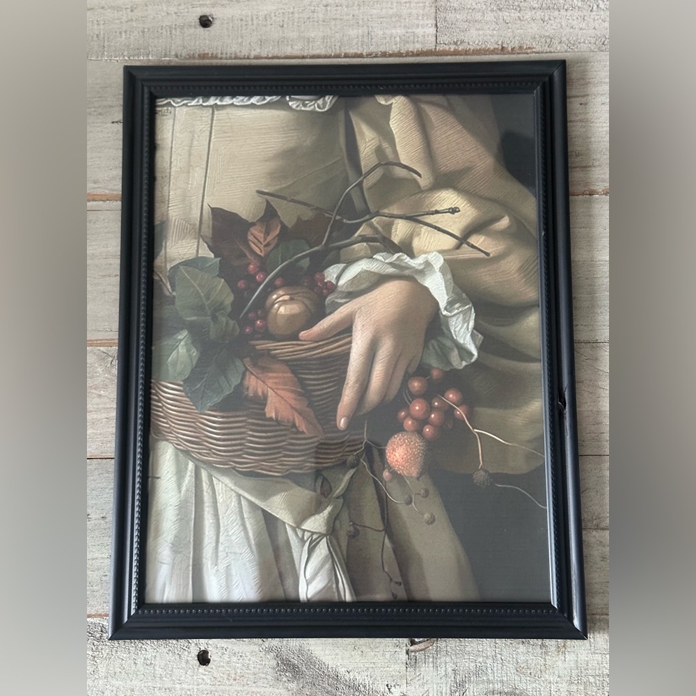 PILGRIMS BASKET Framed 8x10” ARTPRINT